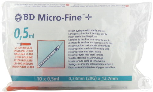 Insulinespuit 0.5ml - U50